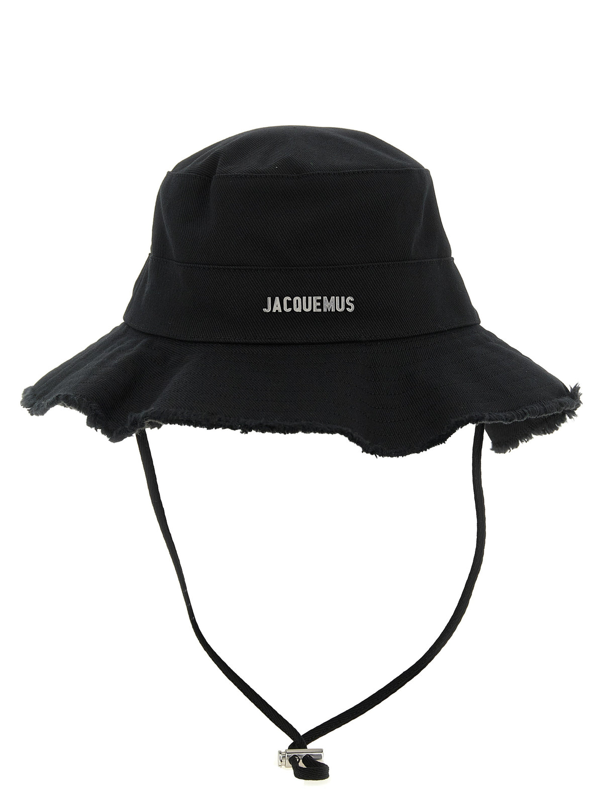 Jacquemus Black Cotton Bucket Hat