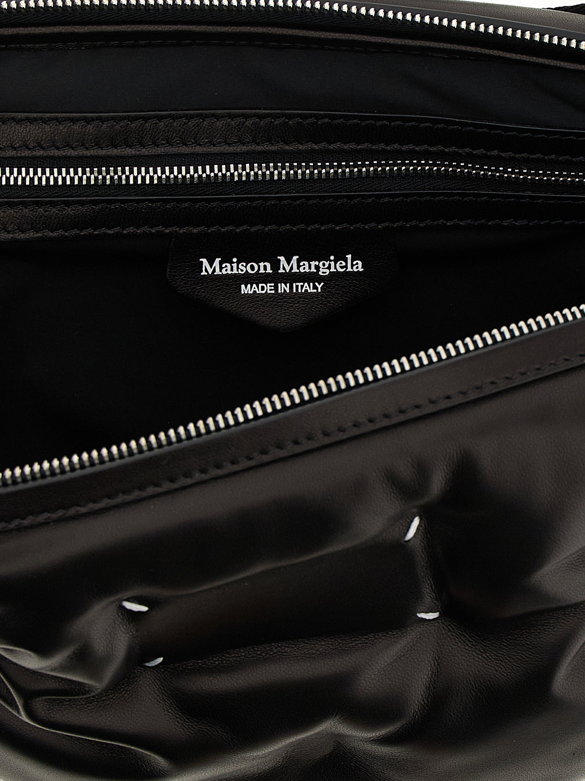 Maison Margiela Black Lambskin Crossbody Bag