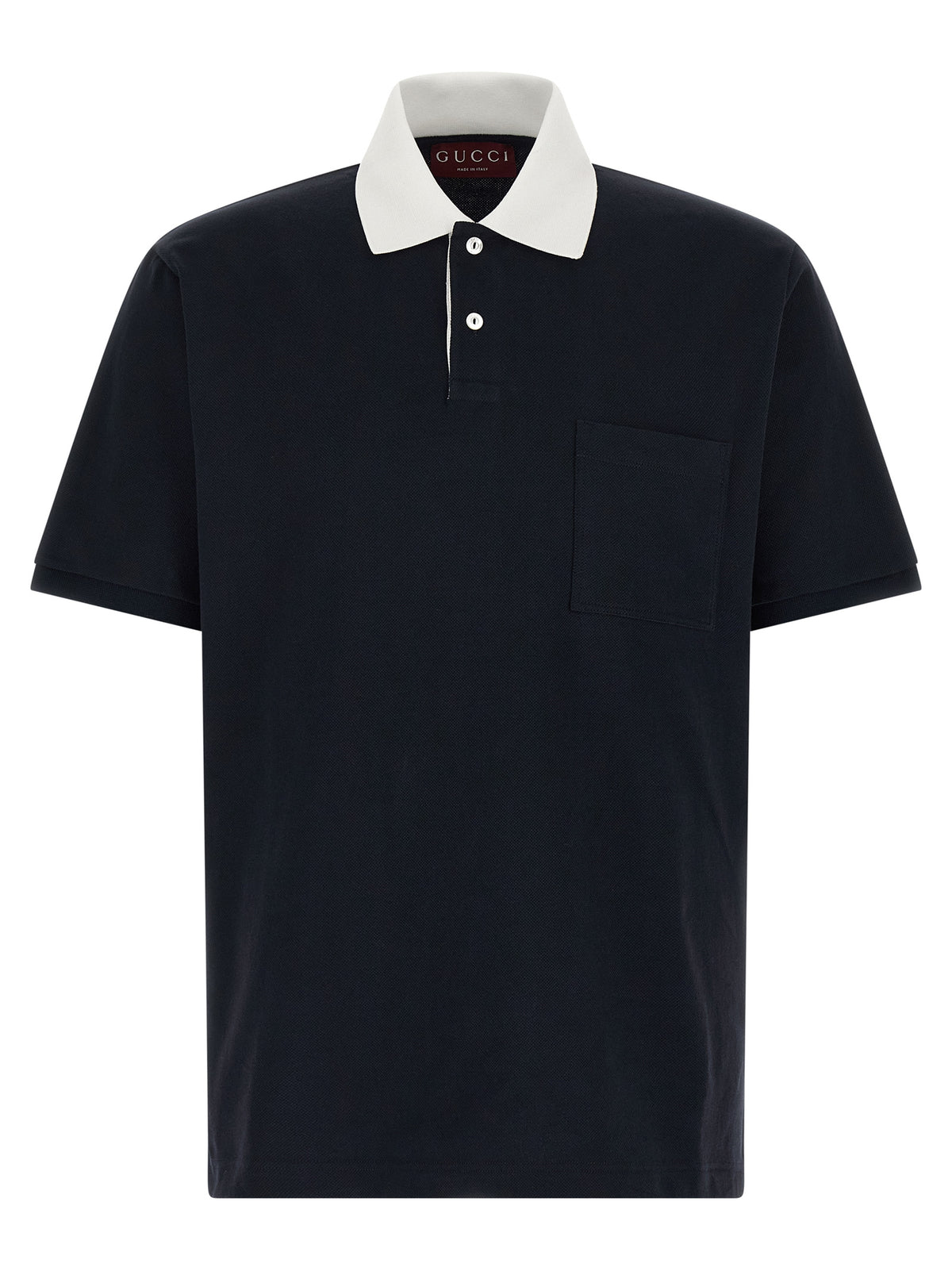 Gucci Blue Cotton Polo Shirt