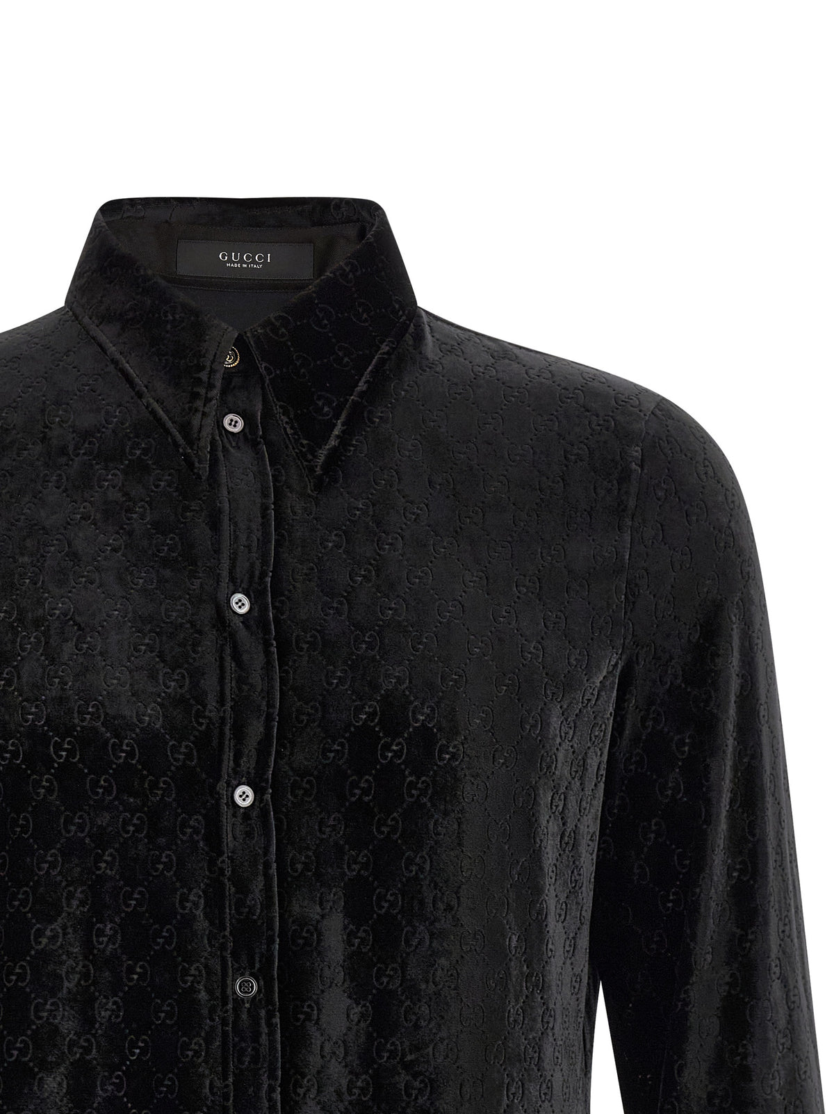 Gucci Black Viscose Blouse