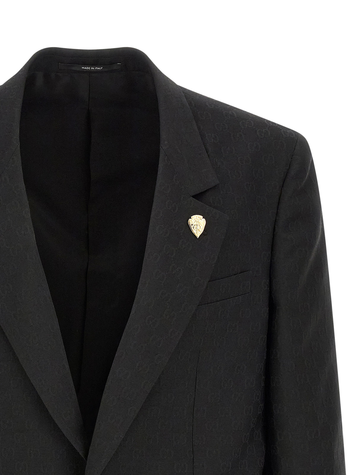 Gucci Black Polyester Blazer