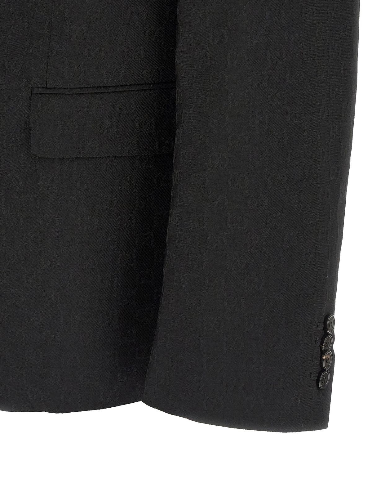 Gucci Black Polyester Blazer