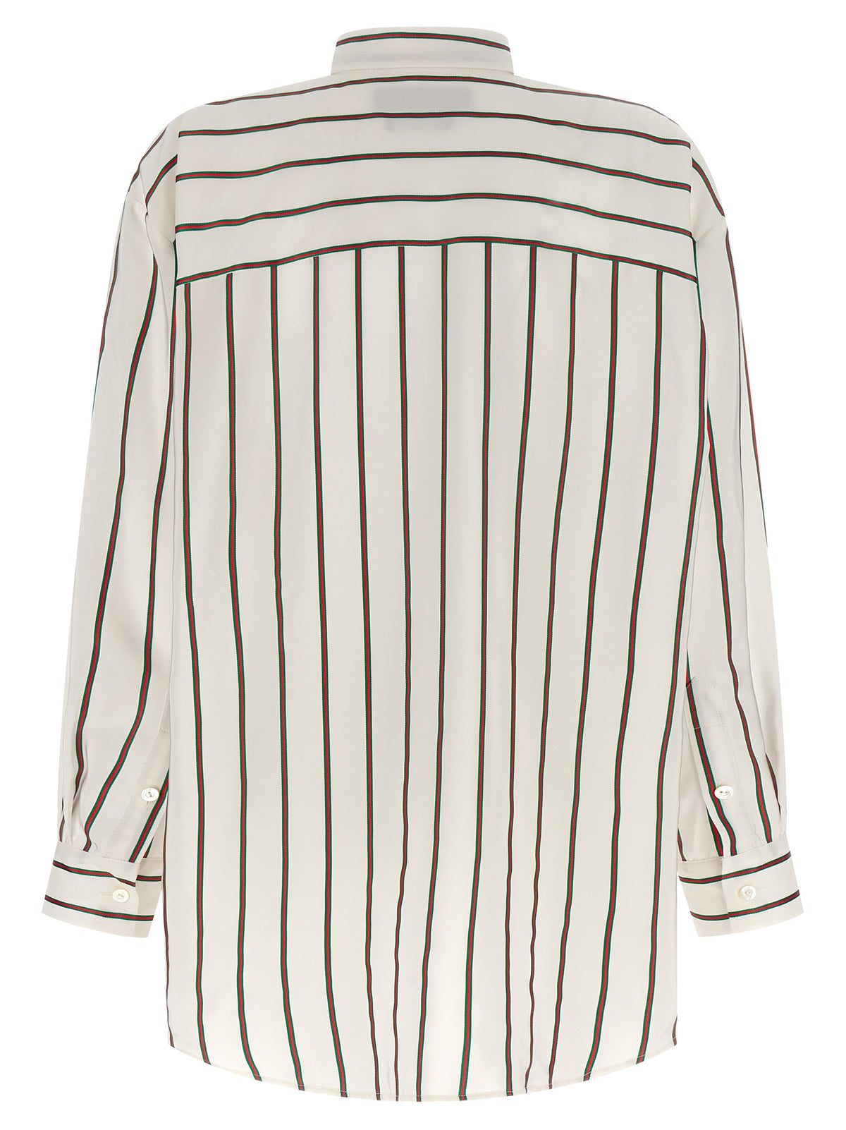 Gucci White Silk Blouse