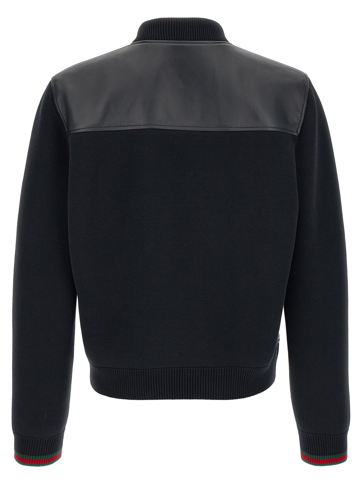 Gucci Blue Lamb Leather Leather Jacket