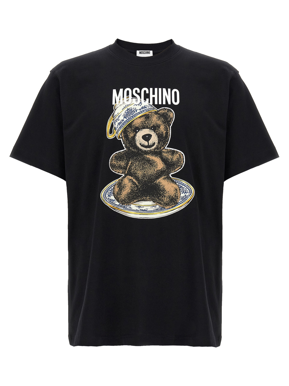 Moschino Black Cotton T-Shirt