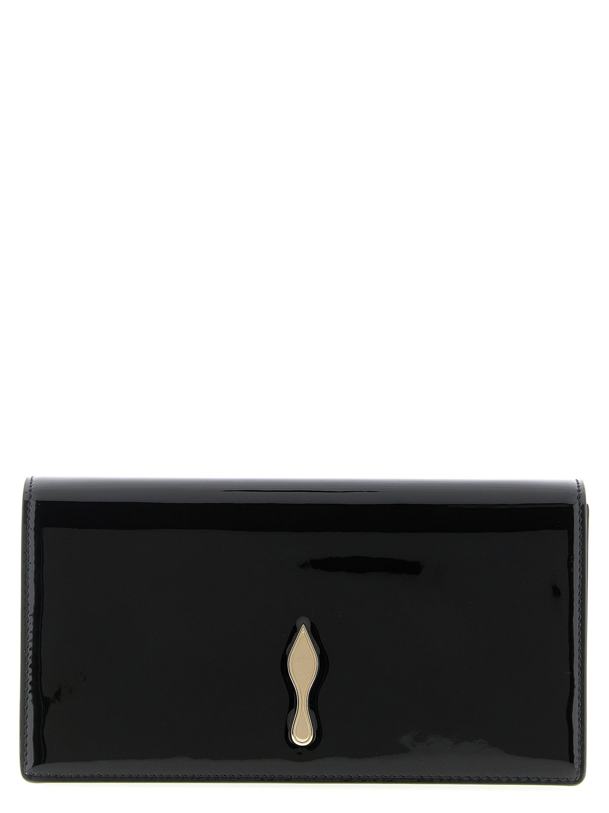 Christian Louboutin Black Calfskin Clutch Bag