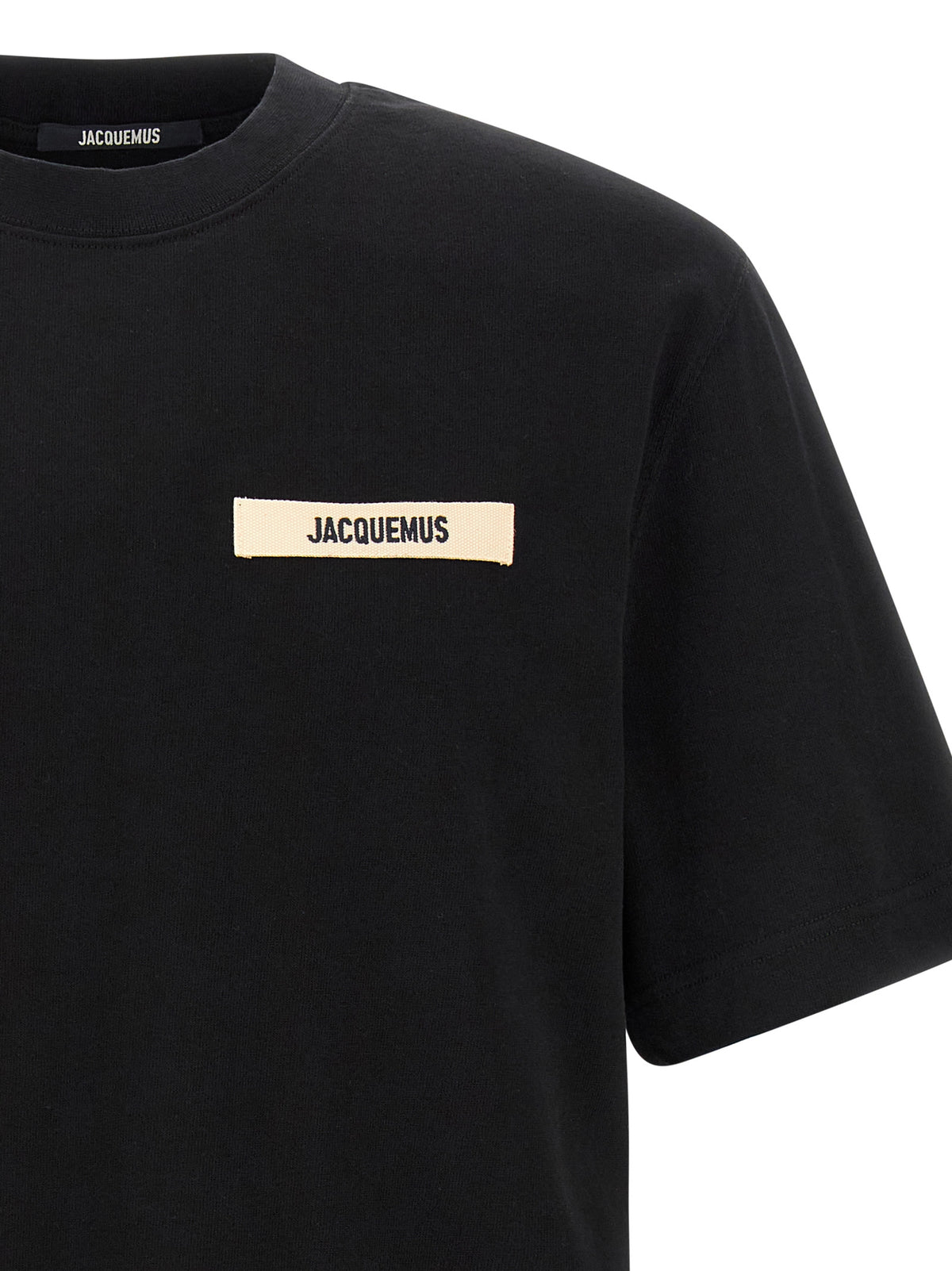 Jacquemus Black Cotton T-Shirt