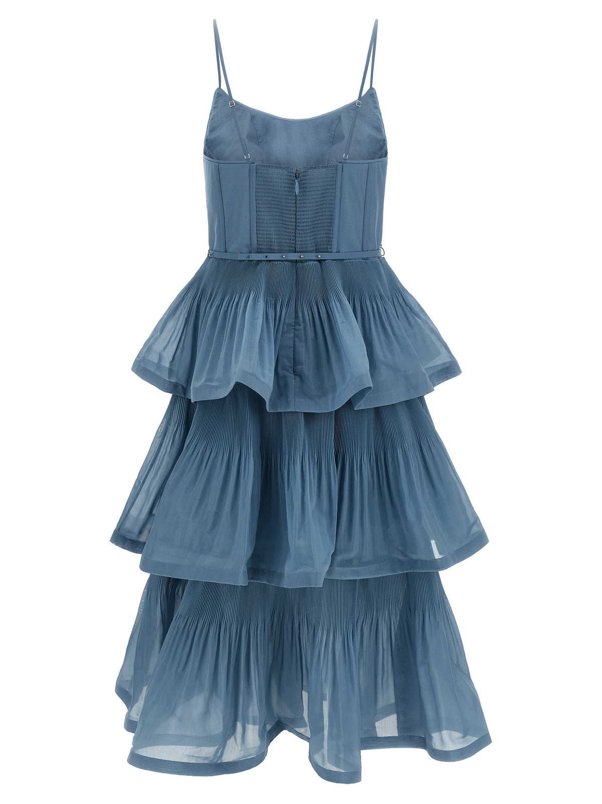 Zimmermann Blue Polyester Midi Dress