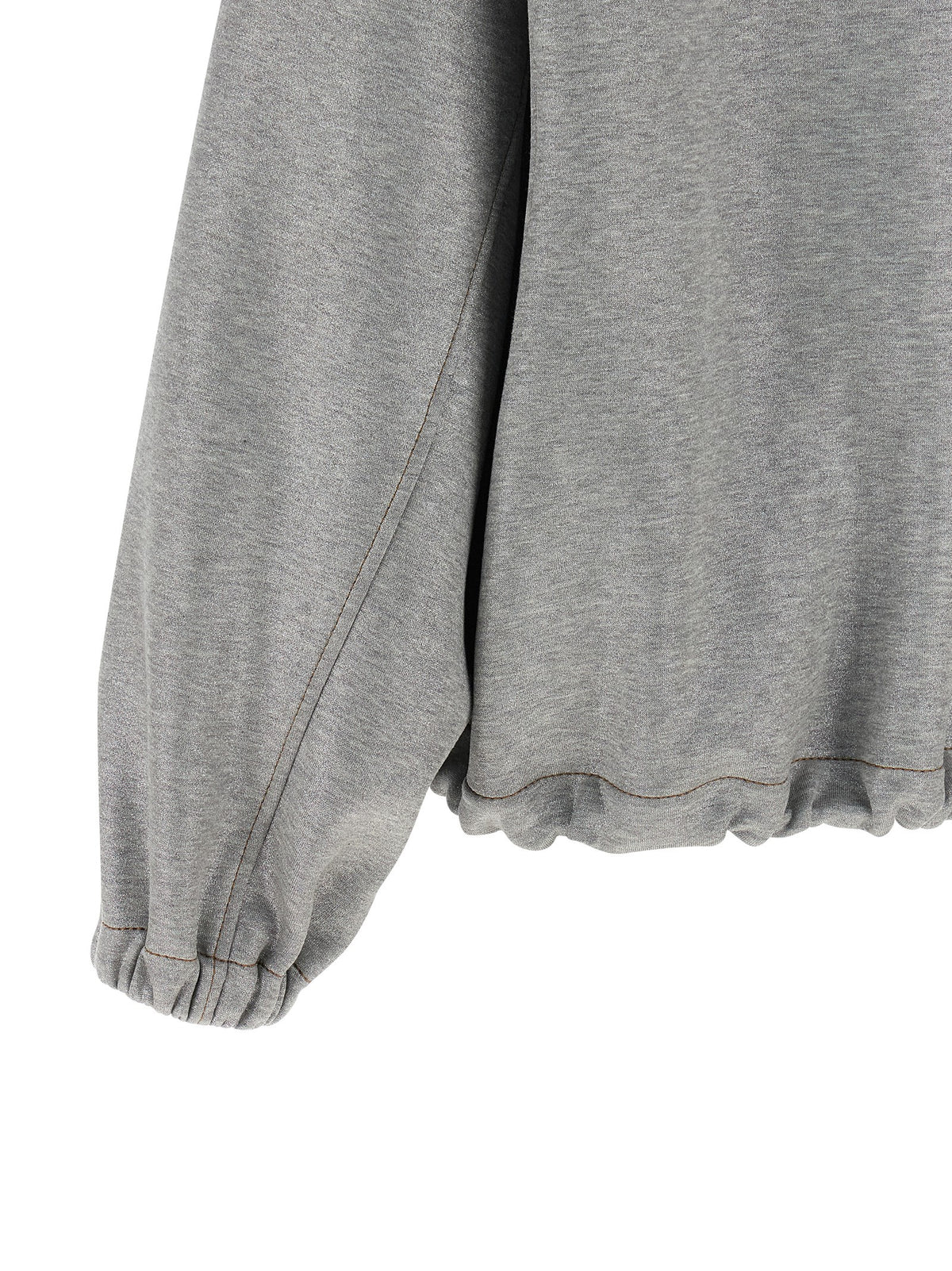 Brunello Cucinelli Silver Cotton Bomber