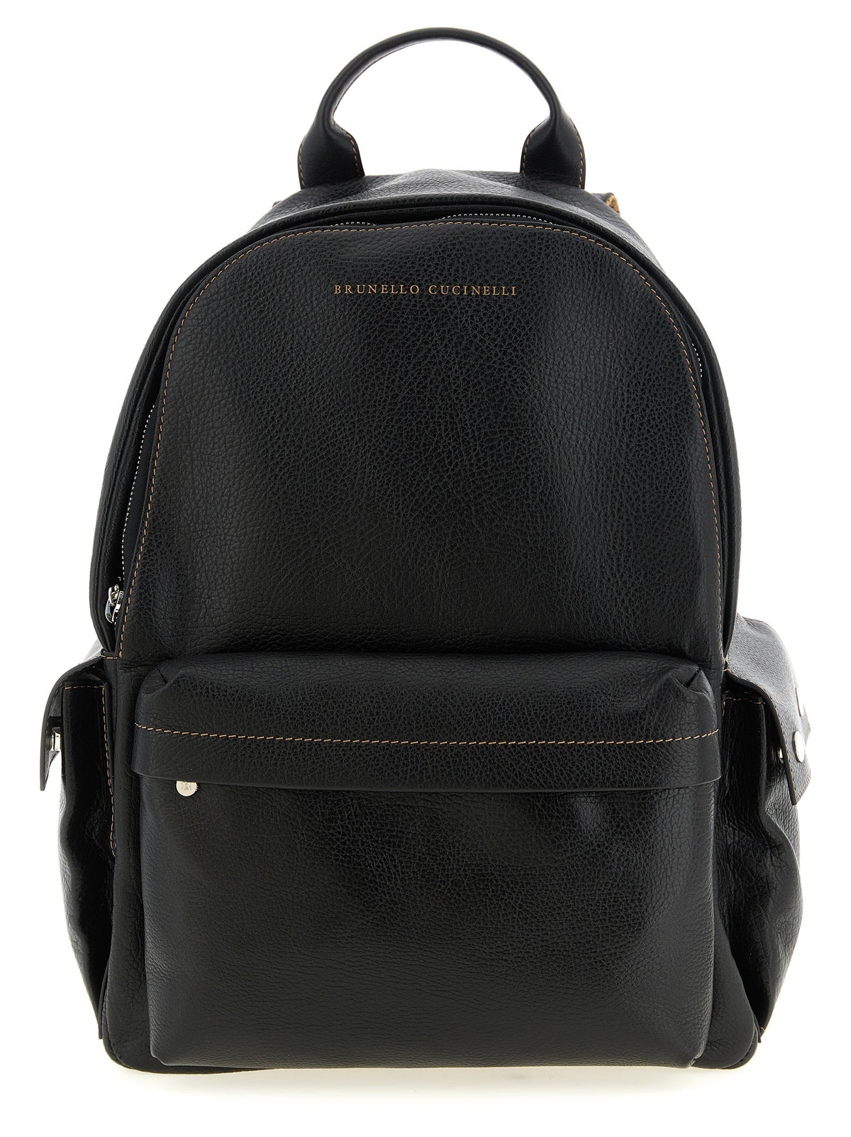 Brunello Cucinelli Black Calfskin Backpack