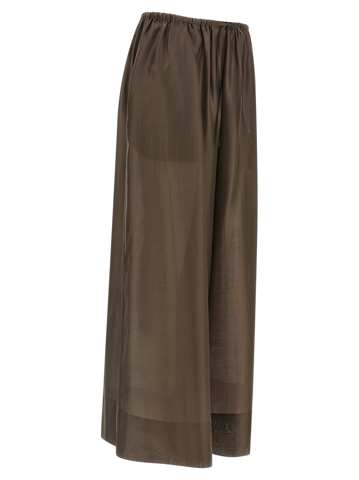 Entire Studios Brown Tencel Casual Pants