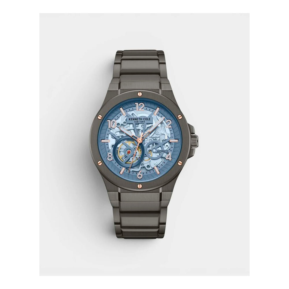 Kenneth Cole Gray Stainless Steel Dress Watch