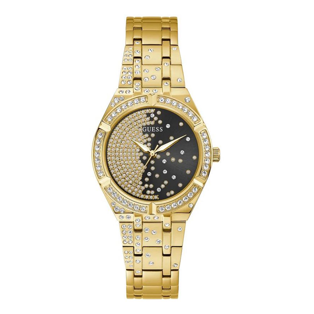 Guess Gold Stainless Steel Dress Watch