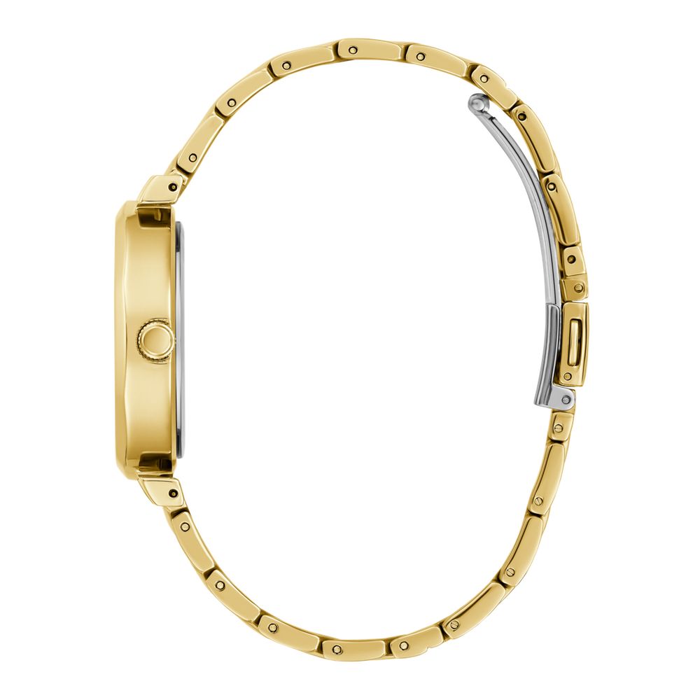 Guess Gold Stainless Steel Dress Watch