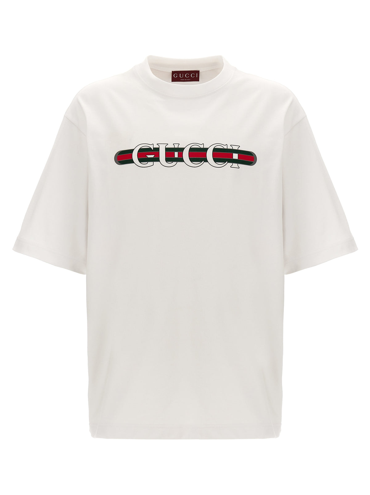 Gucci White Cotton T-Shirt