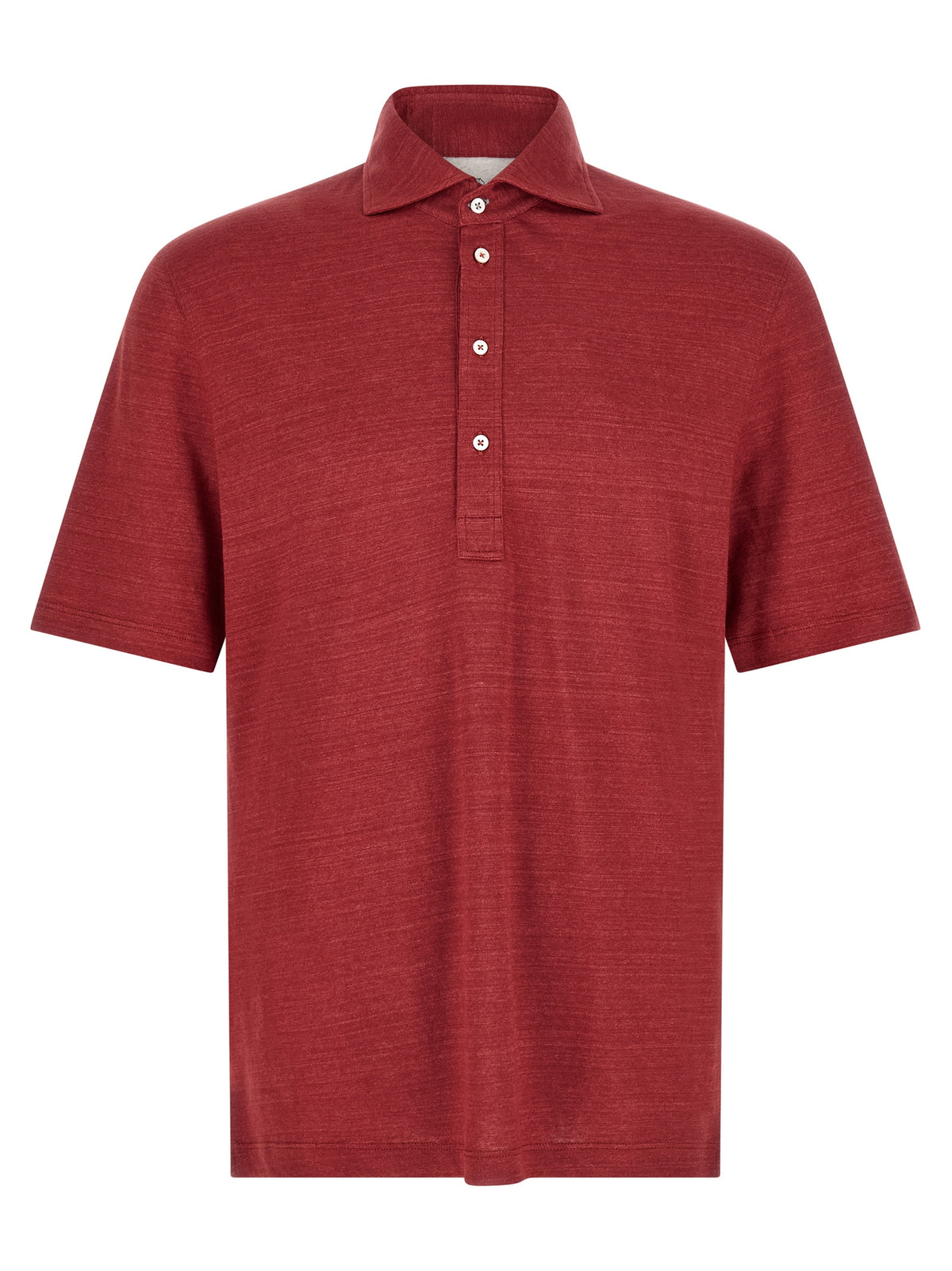 Brunello Cucinelli Multicolor Linen Polo Shirt