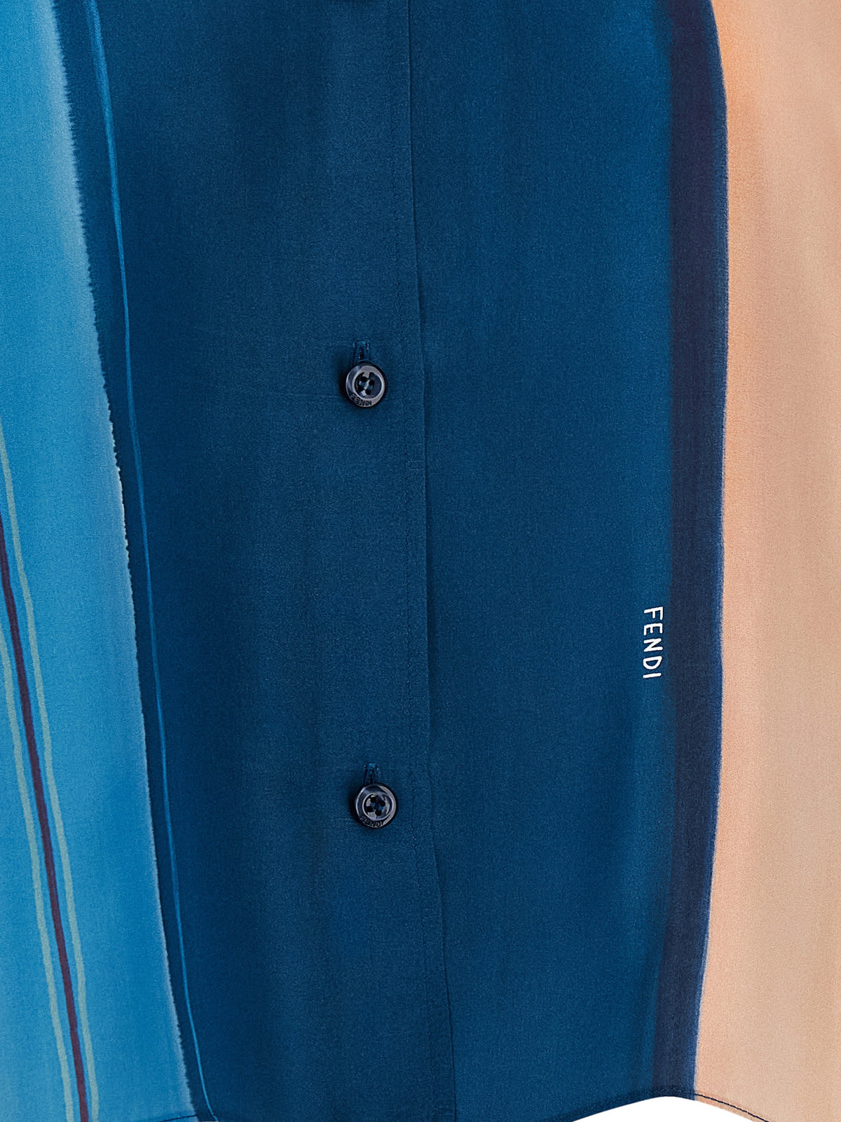 Fendi Multicolor Silk Blouse