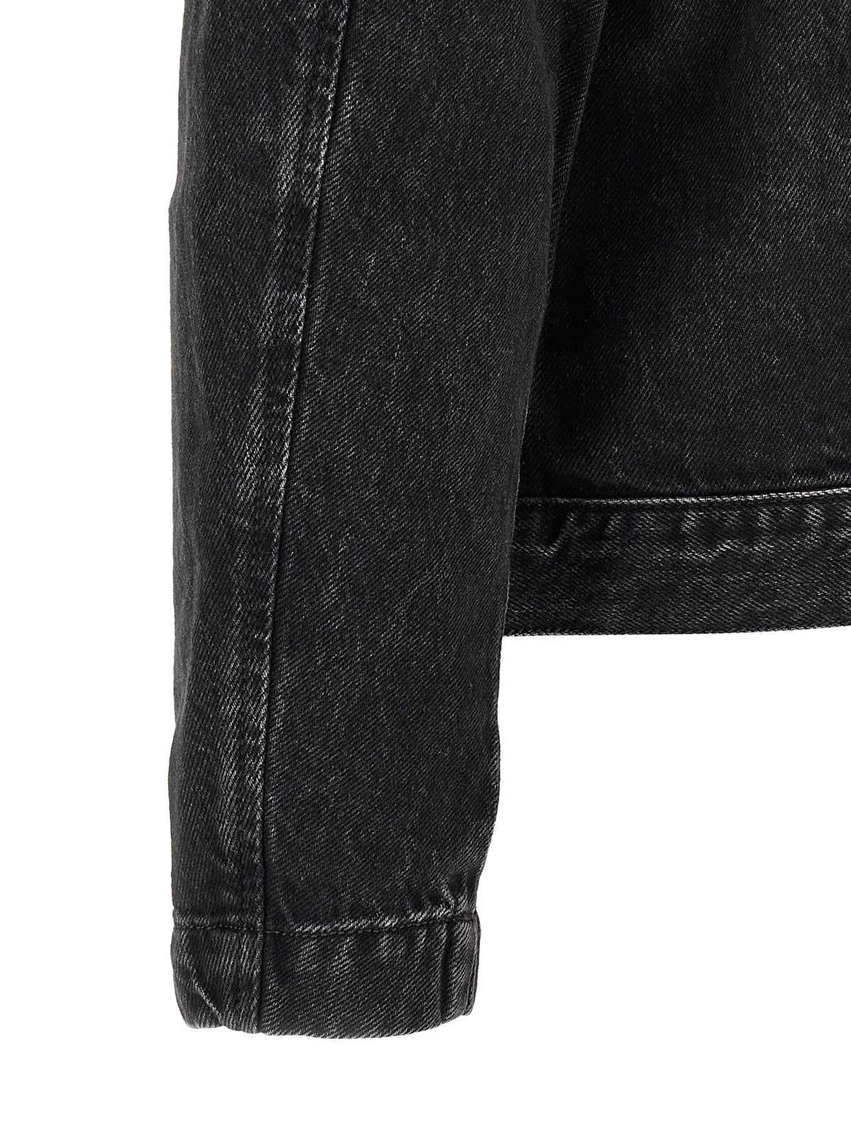 Diesel Black Cotton Denim Jacket