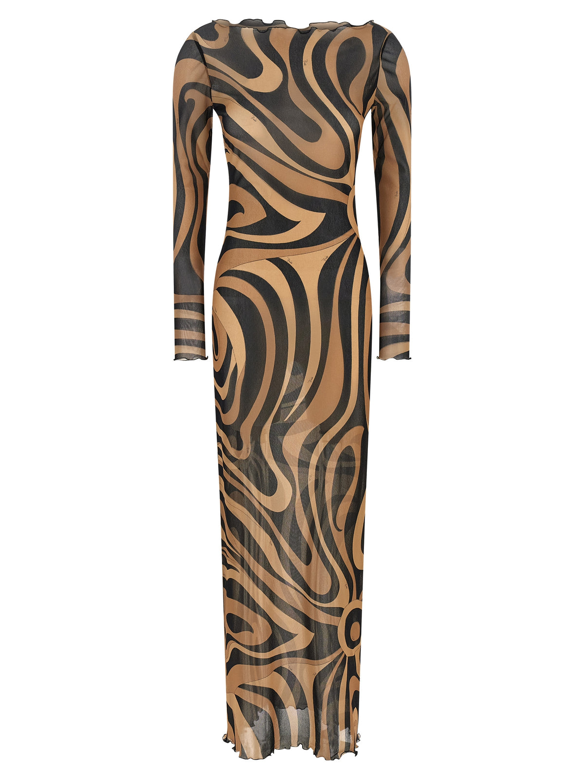 Emilio Pucci Multicolor Polyamide Long Dress