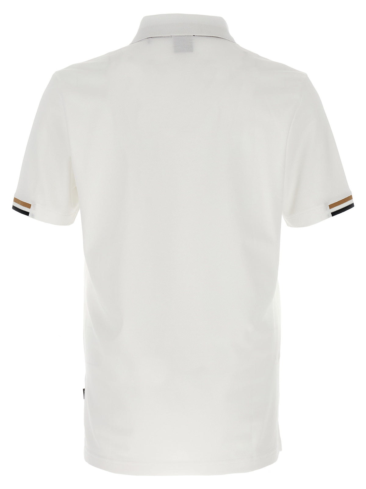 Hugo Boss White Cotton Polo Shirt