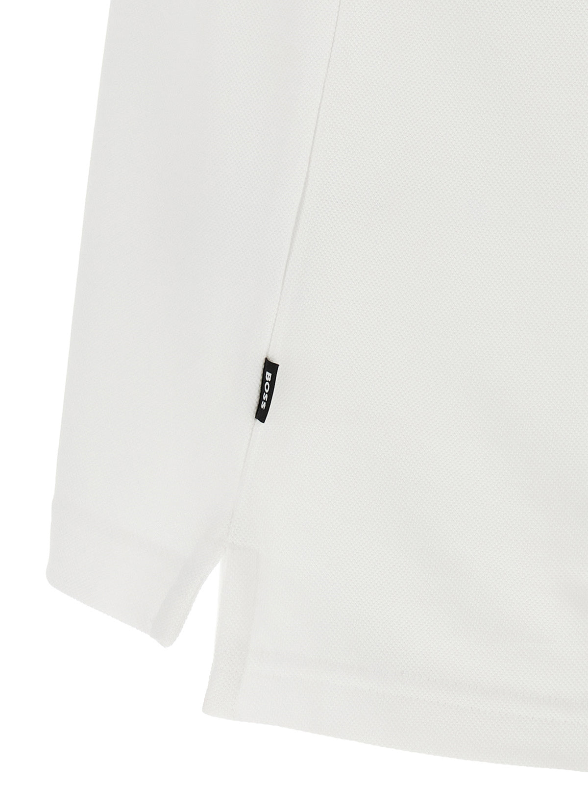 Hugo Boss White Cotton Polo Shirt