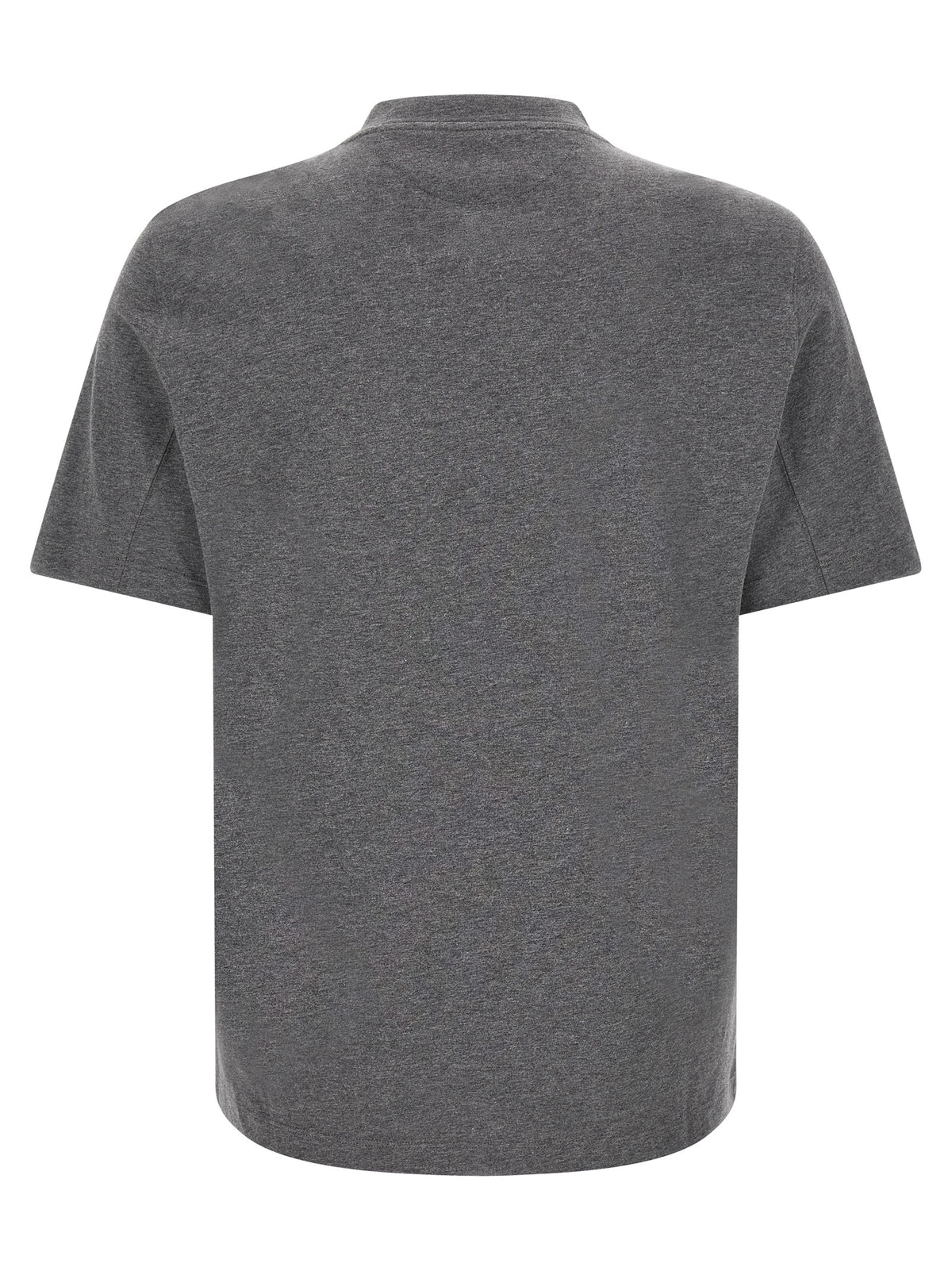 Brunello Cucinelli Gray Cotton T-Shirt