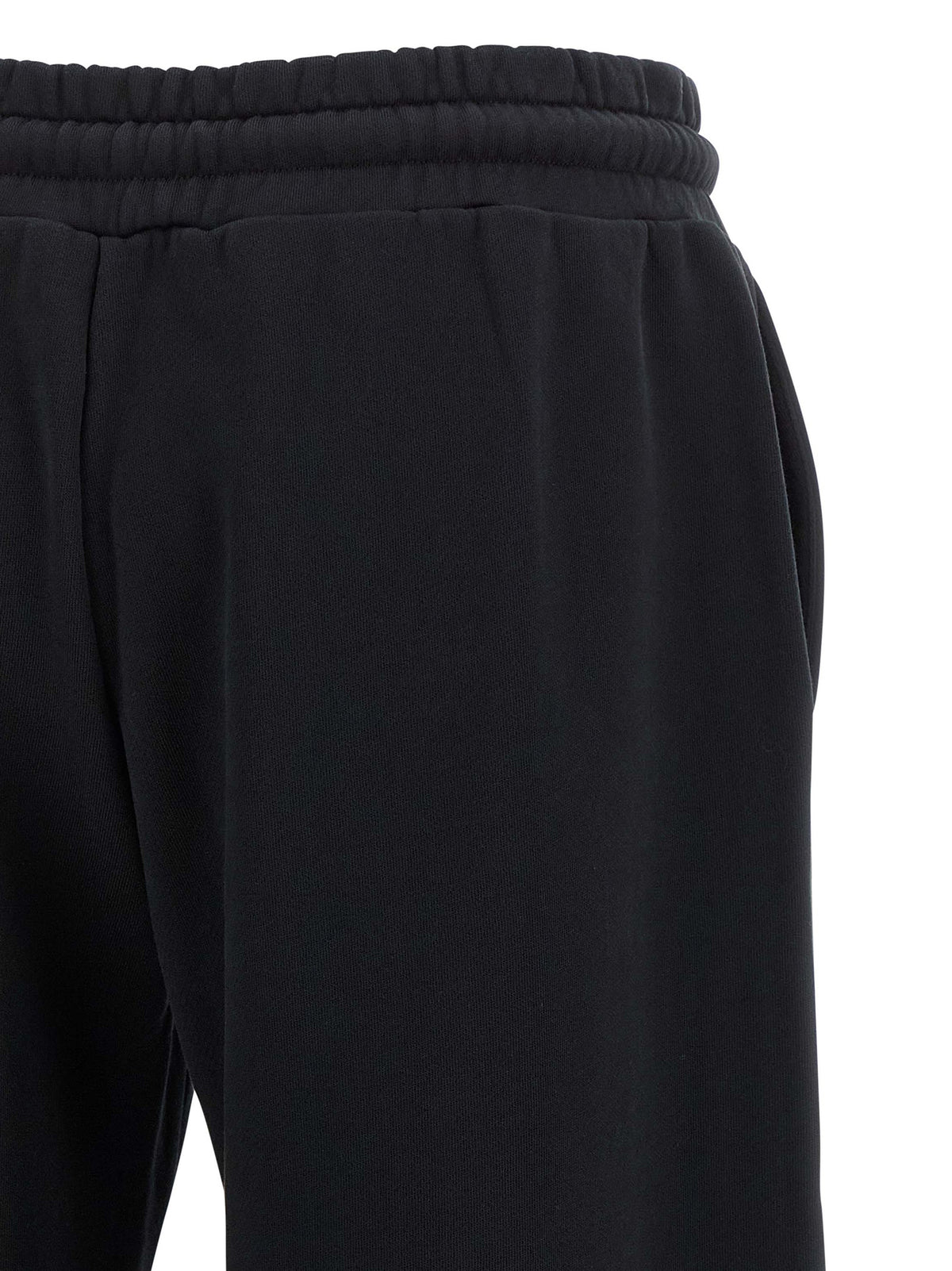 Off-White Black Cotton Joggers (Workout Pants)
