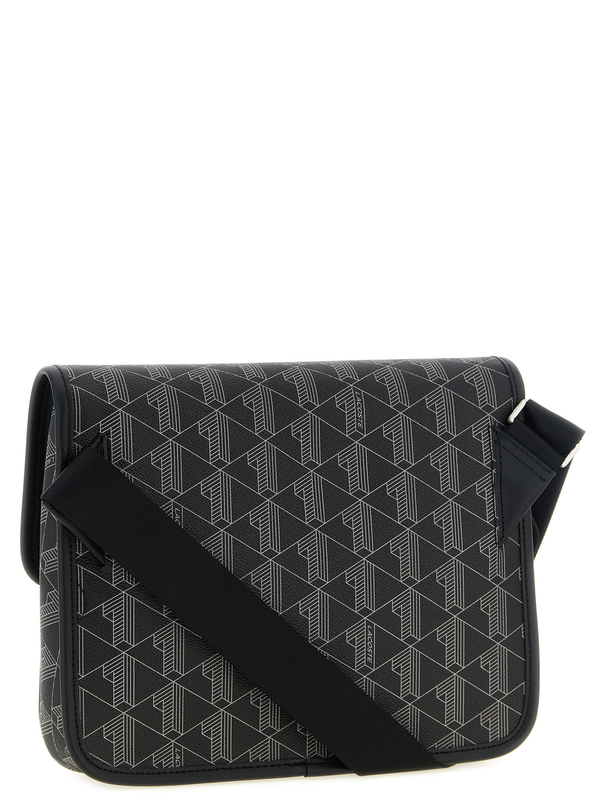 Lacoste Black Pvc Crossbody Bag
