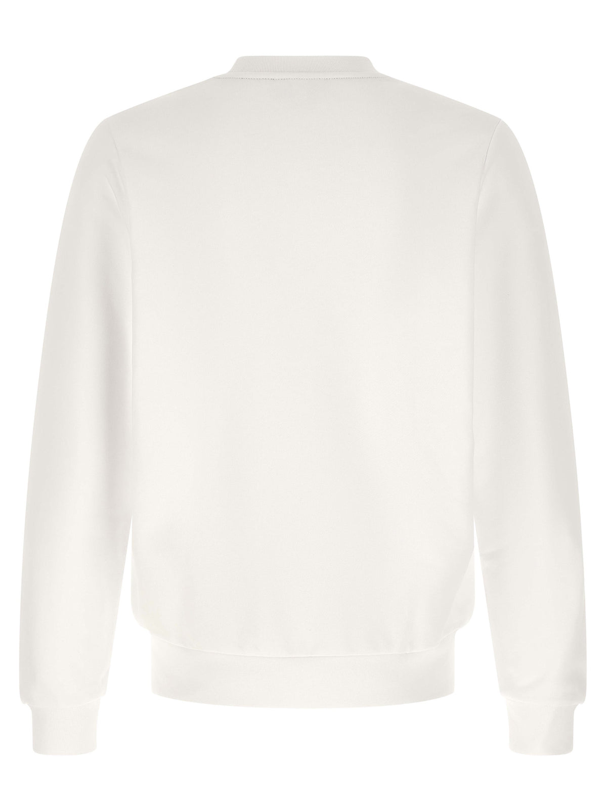 Lacoste White Cotton Sweatshirt