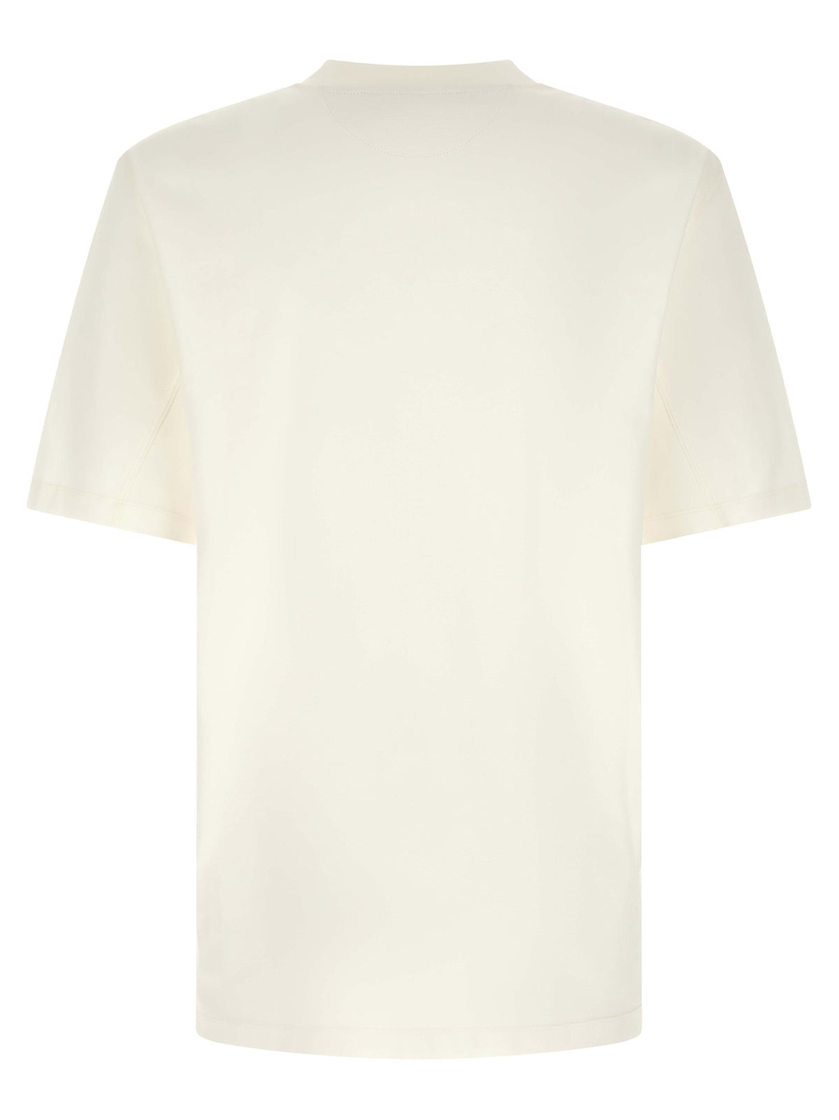 Brunello Cucinelli White Cotton T-Shirt