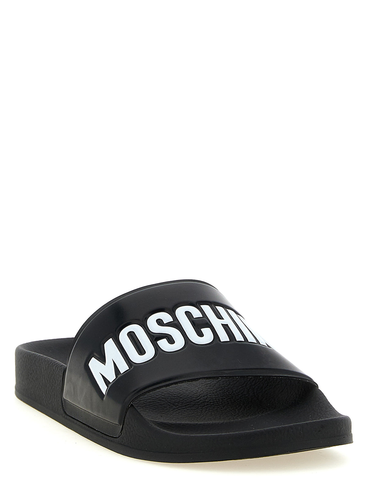 Moschino Bicolor Pvc Slides