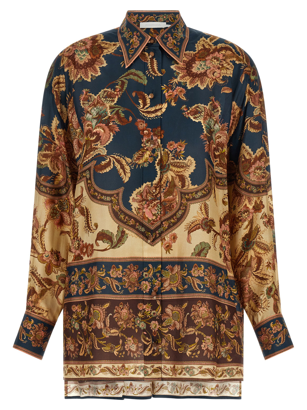 Zimmermann Multicolor Silk Blouse