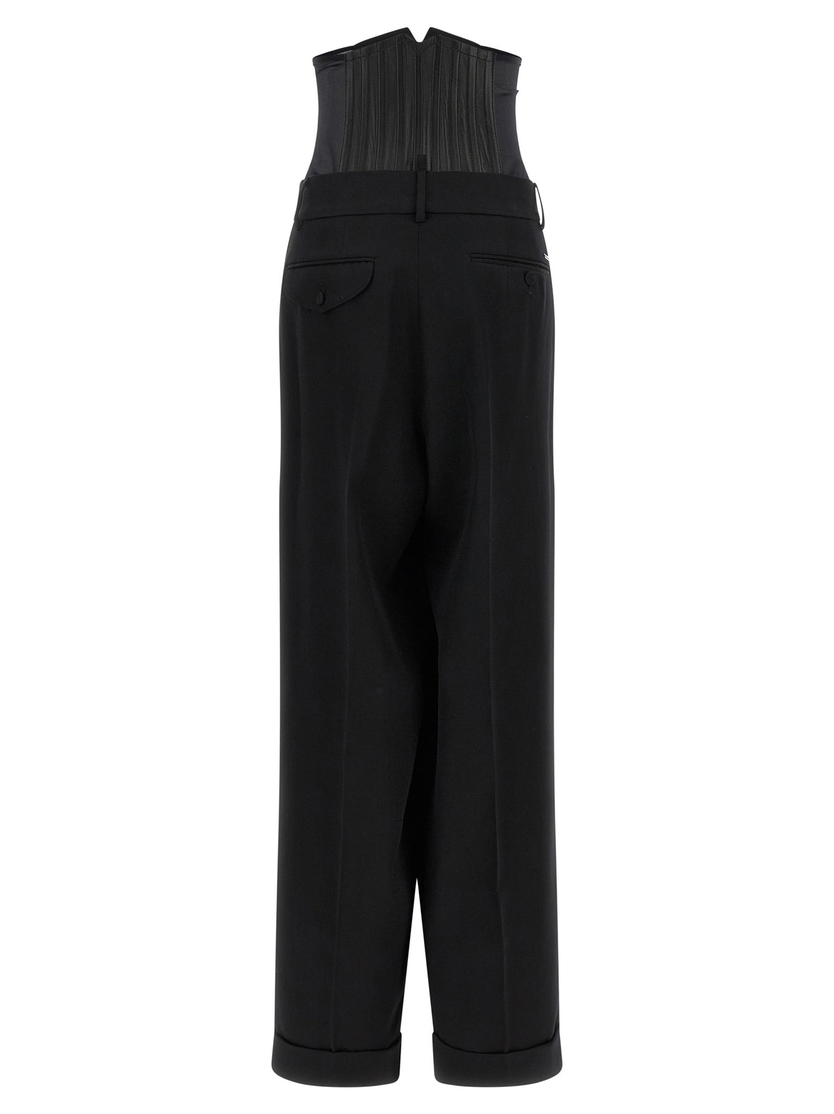 Dsquared² Black Wool Dress Pants