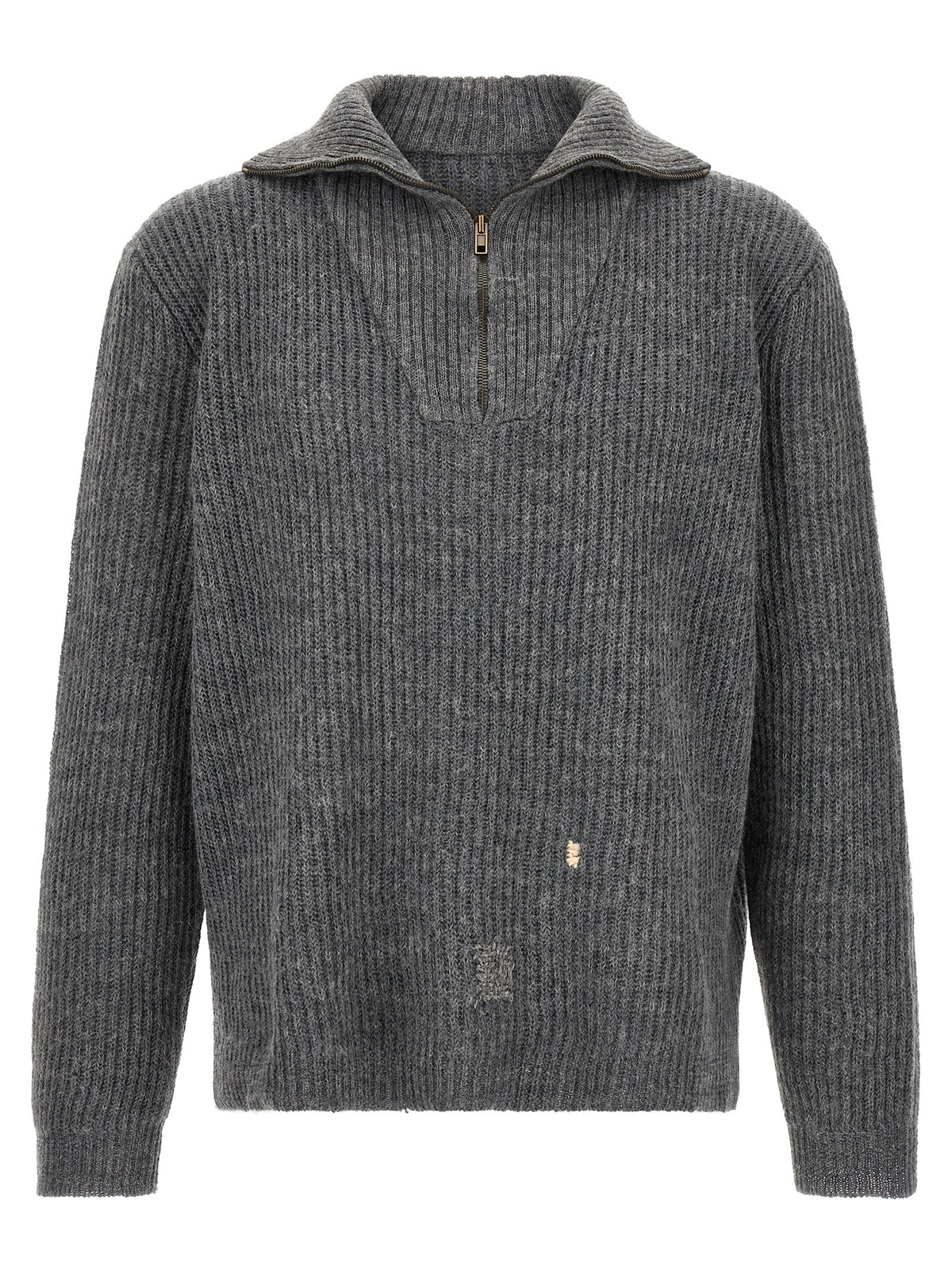Maison Margiela Gray Linen Cardigan
