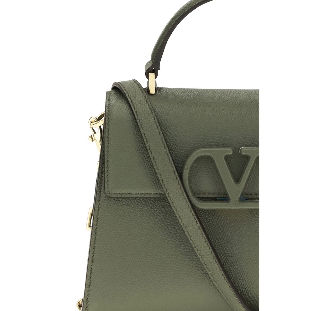 Valentino Garavani Bicolor Calf Leather Bos Taurus Clutch Bag
