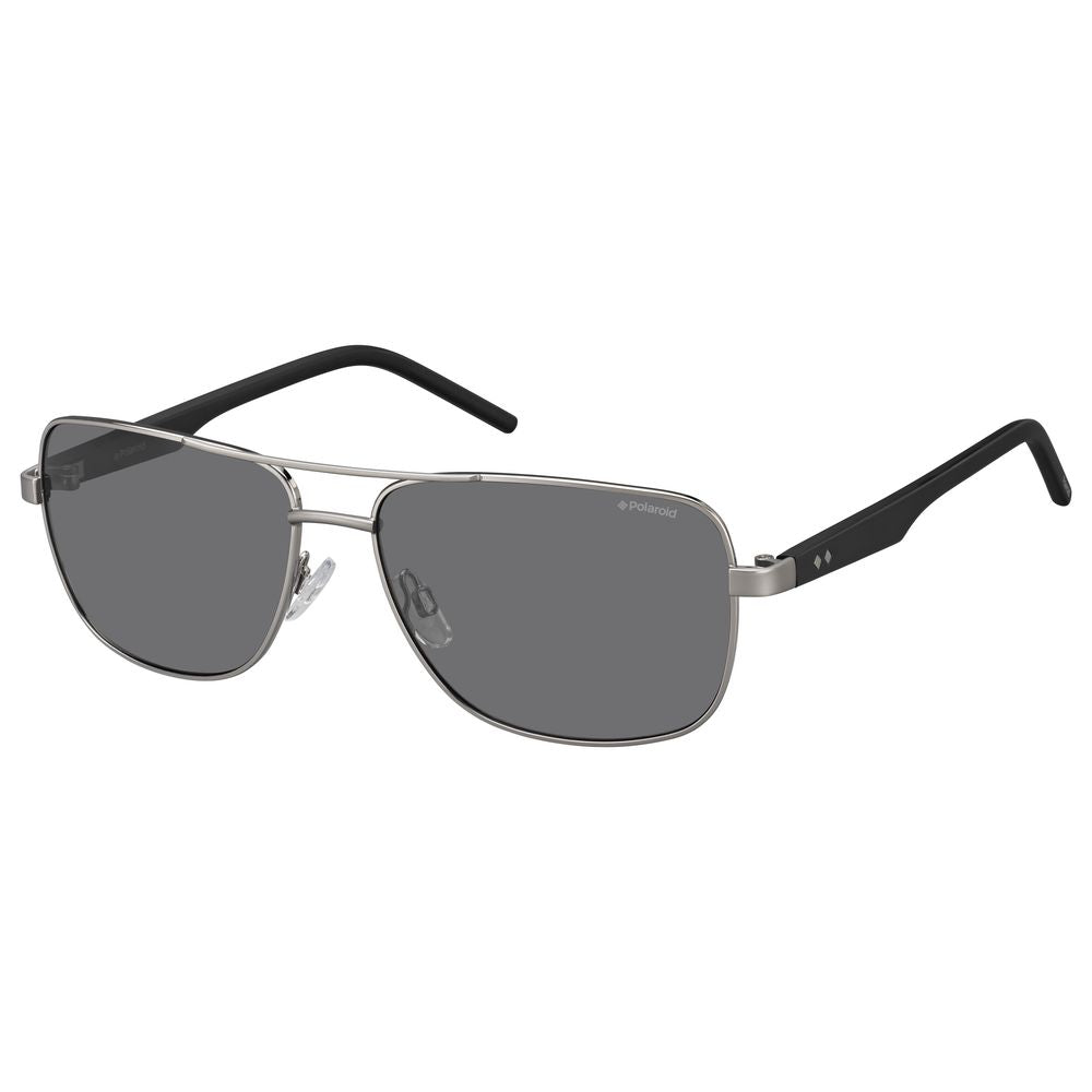Polaroid Black Metal Sunglasses
