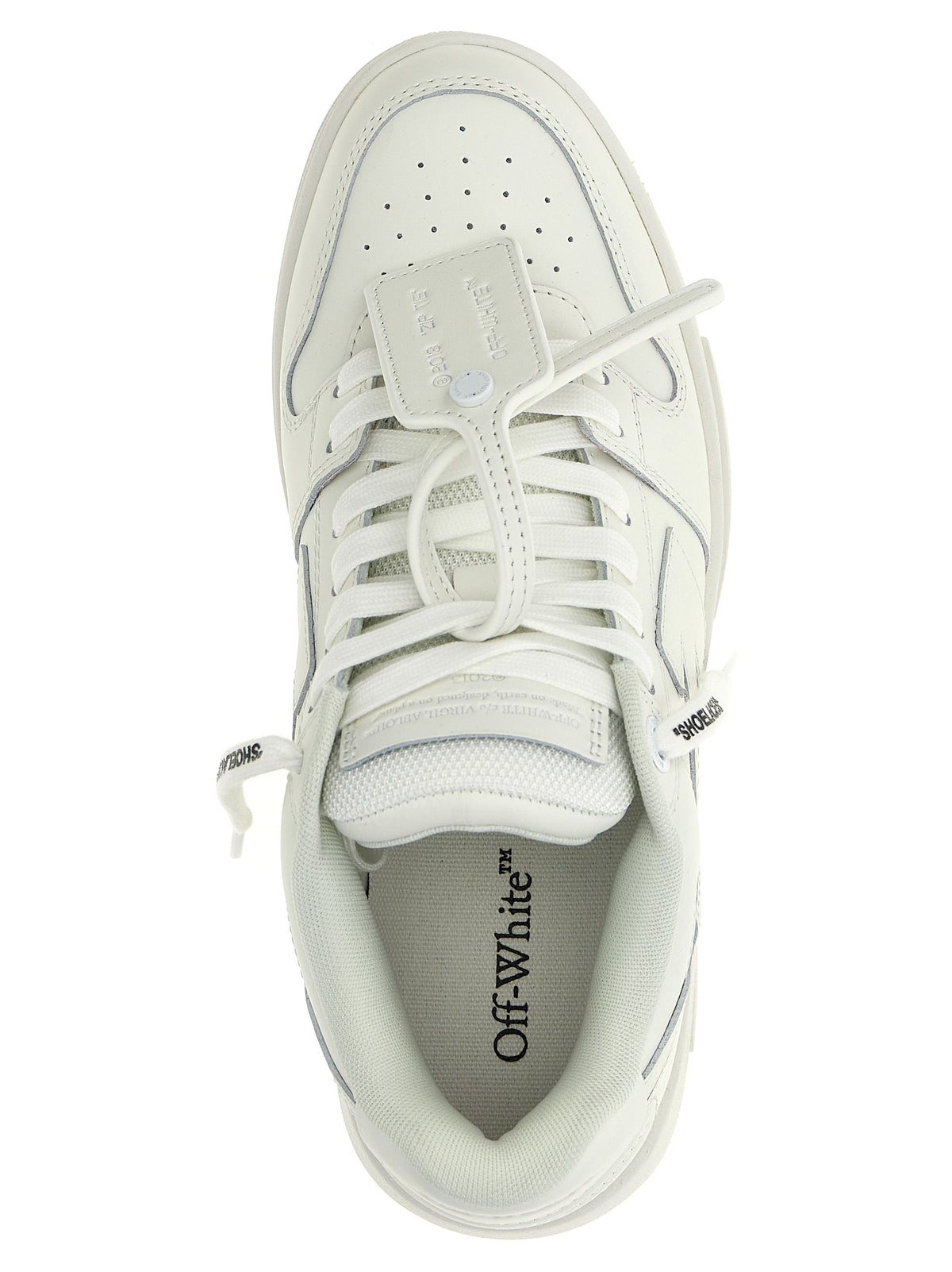 Off-White White Calfskin Low Top Sneakers
