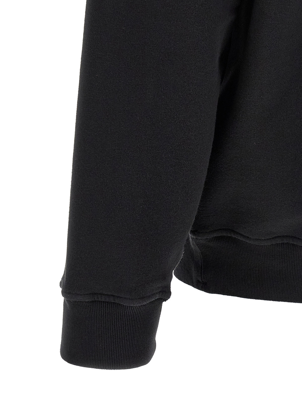 Stone Island Black Cotton Sweatshirt