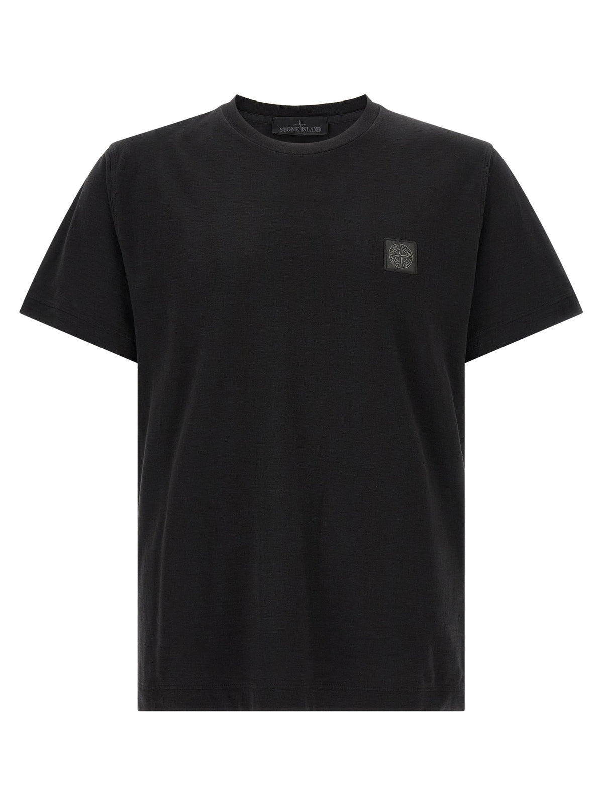 Stone Island Black Cotton T-Shirt