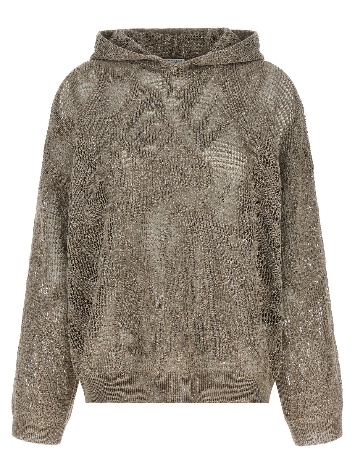 Brunello Cucinelli Brown Linen Cardigan