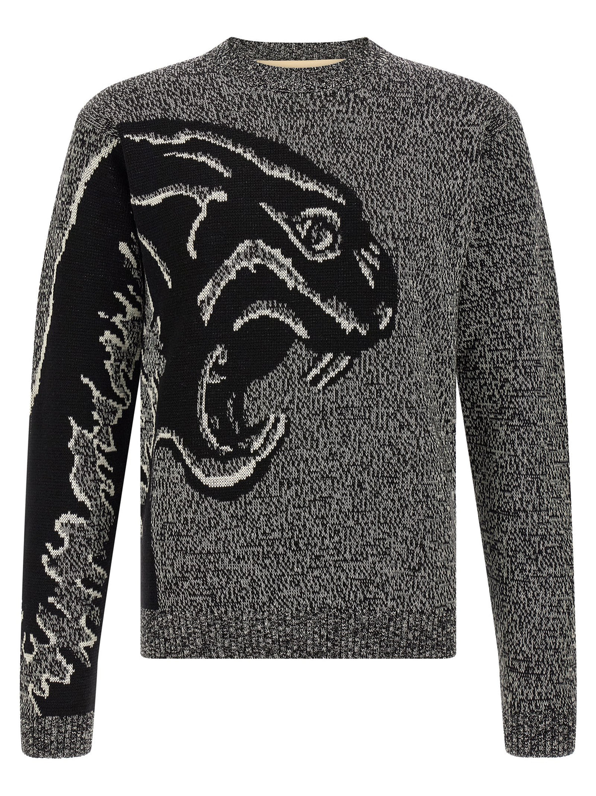Valentino Garavani Bicolor Virgin Wool Cardigan