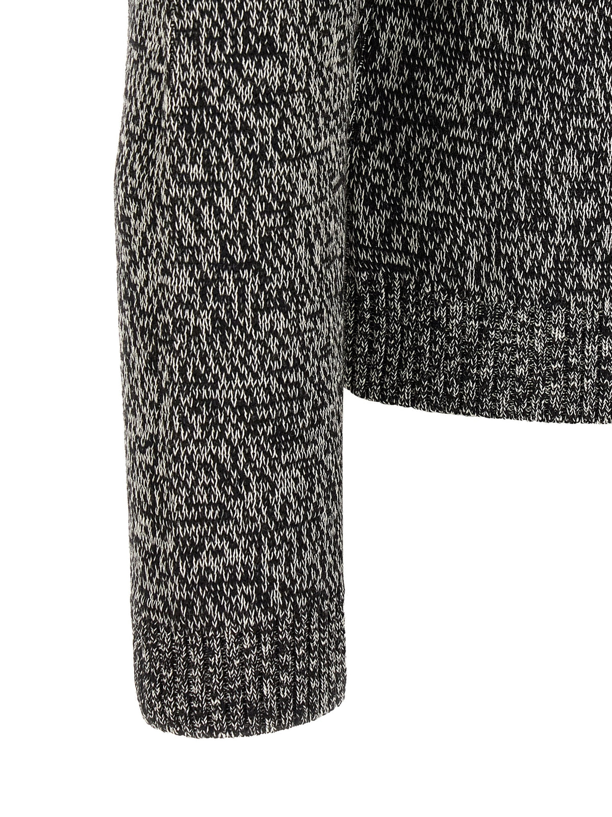 Valentino Garavani Bicolor Virgin Wool Cardigan