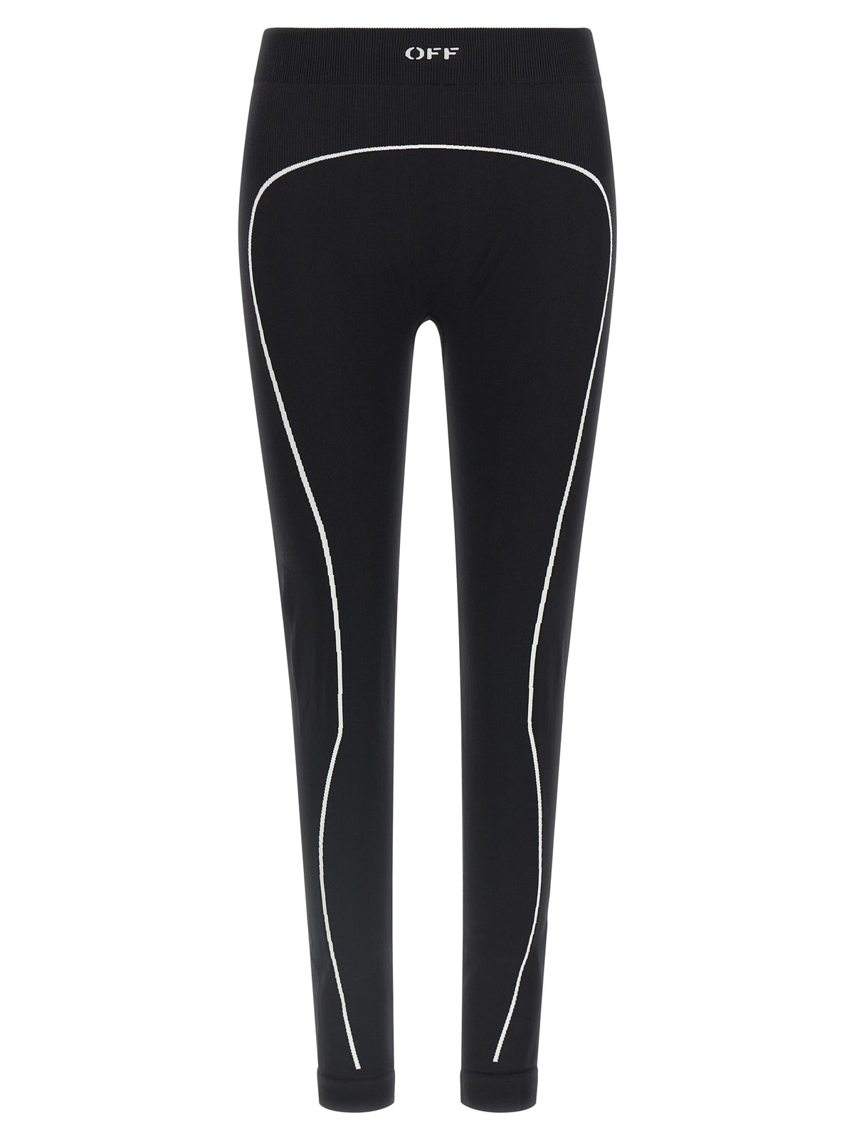 Off-White Black Polyamide Leggings