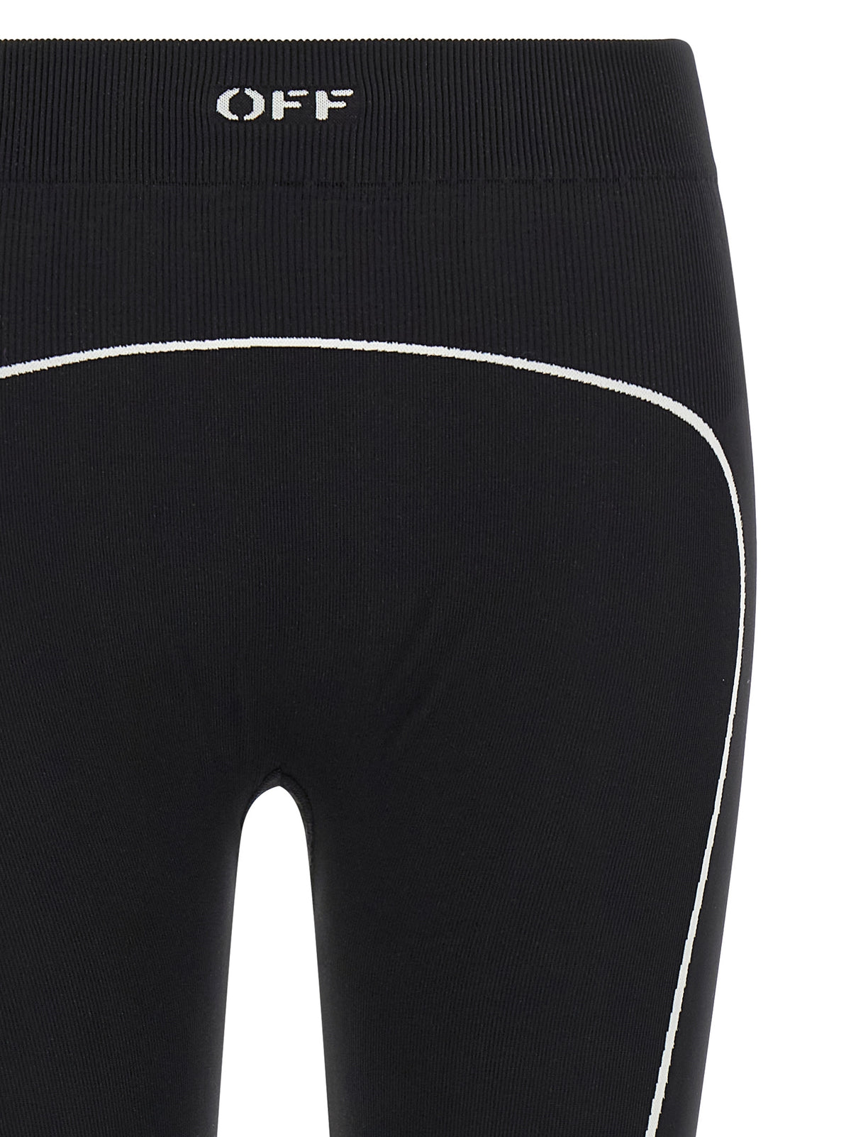 Off-White Black Polyamide Leggings