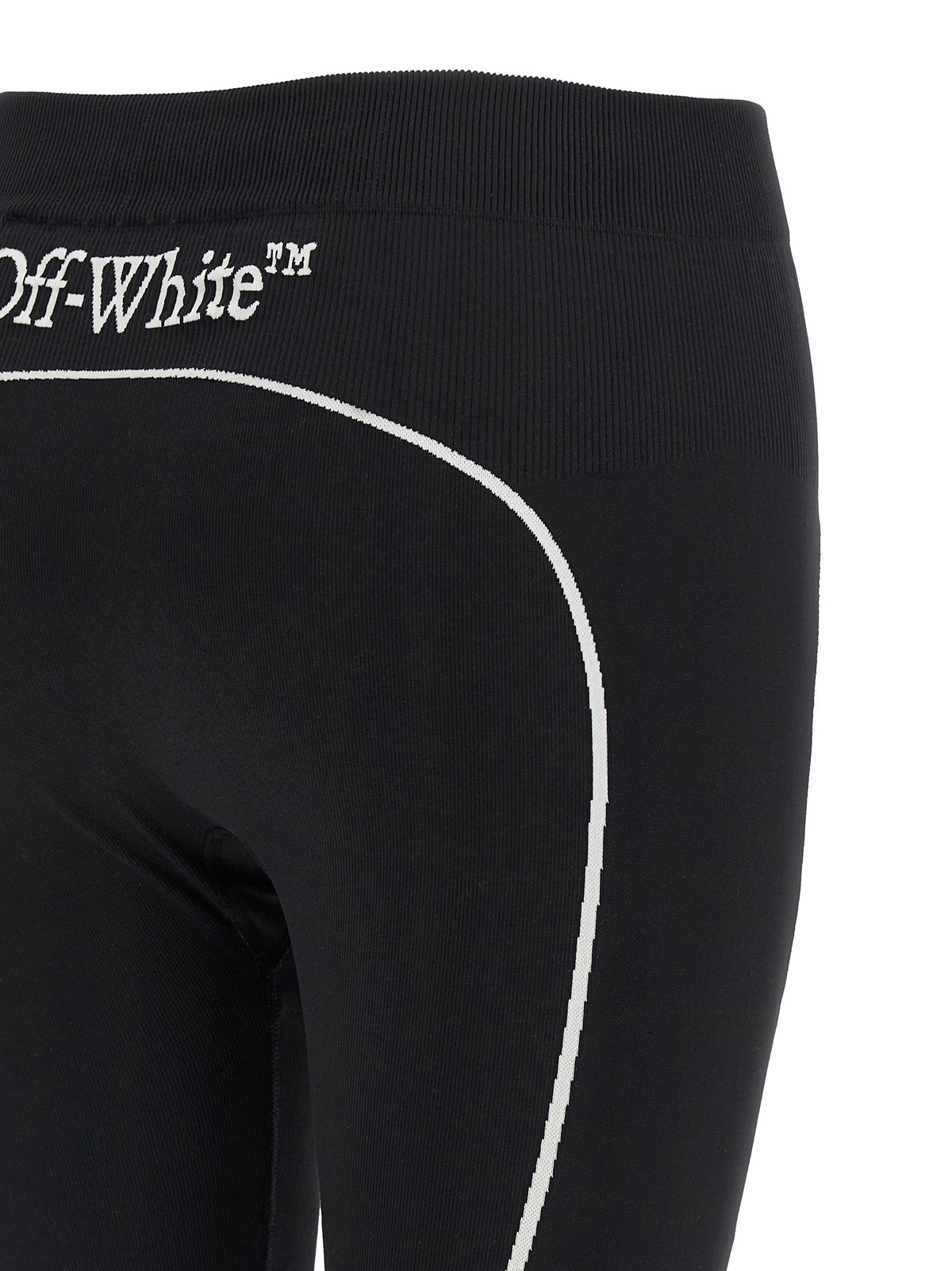 Off-White Black Polyamide Leggings