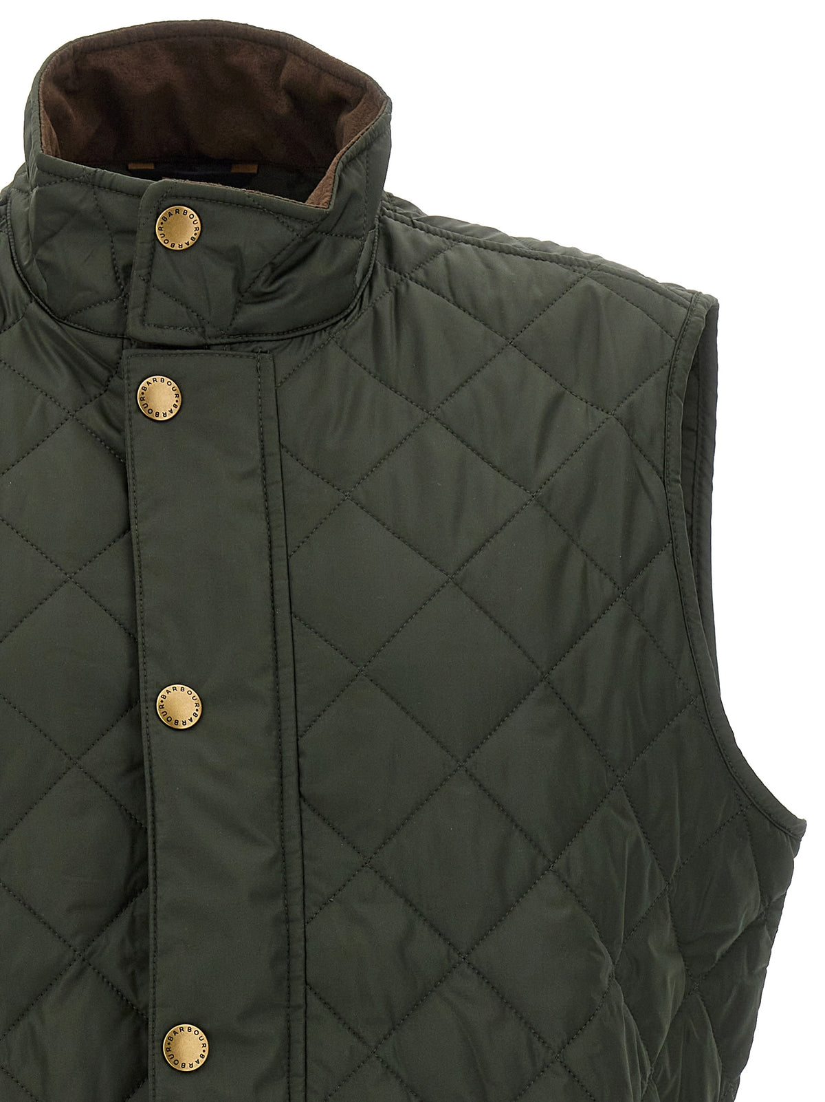 Barbour Bicolor Polyester Sleeveless Jacket