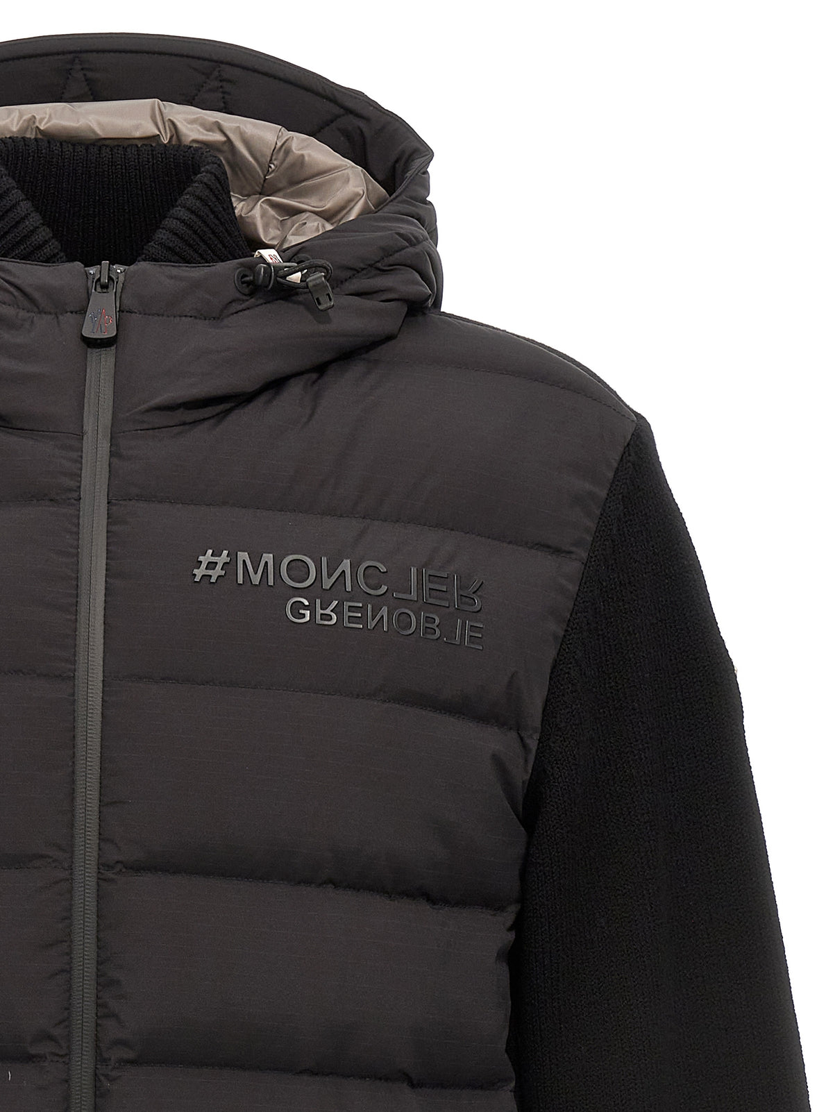 Moncler Grenoble Black Polyamide Cardigan