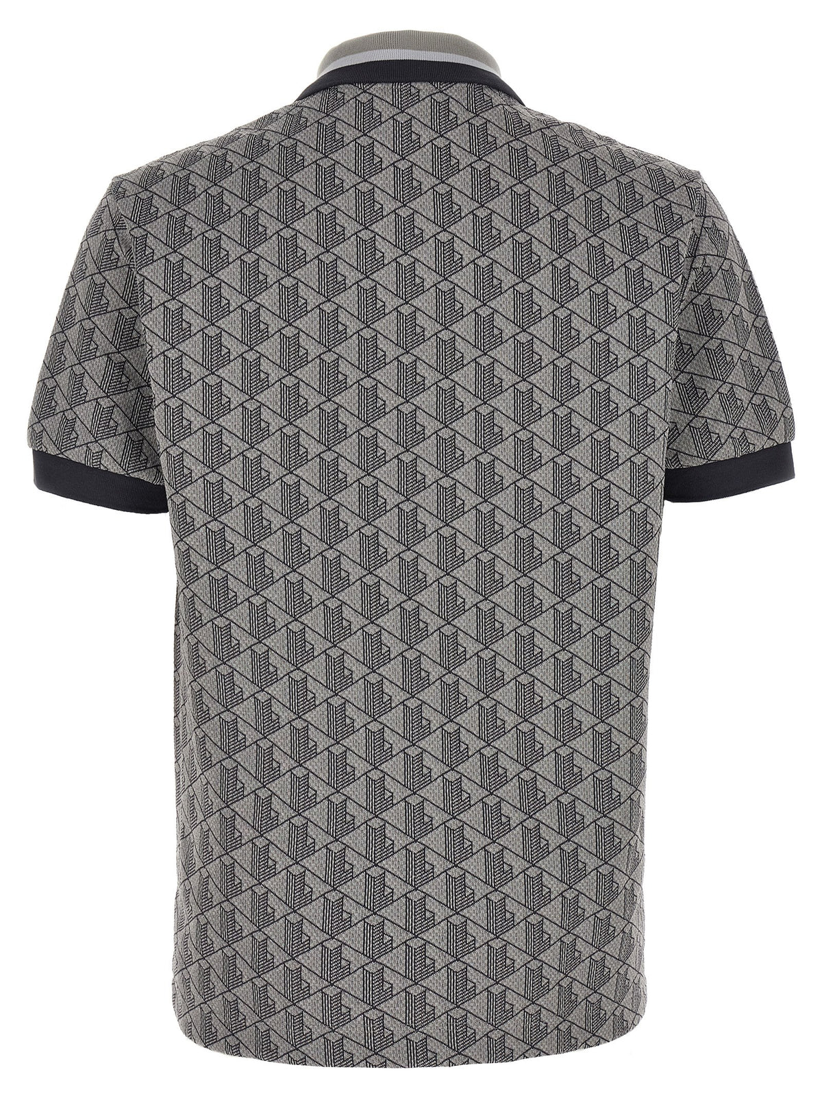 Lacoste Gray Polyester Polo Shirt