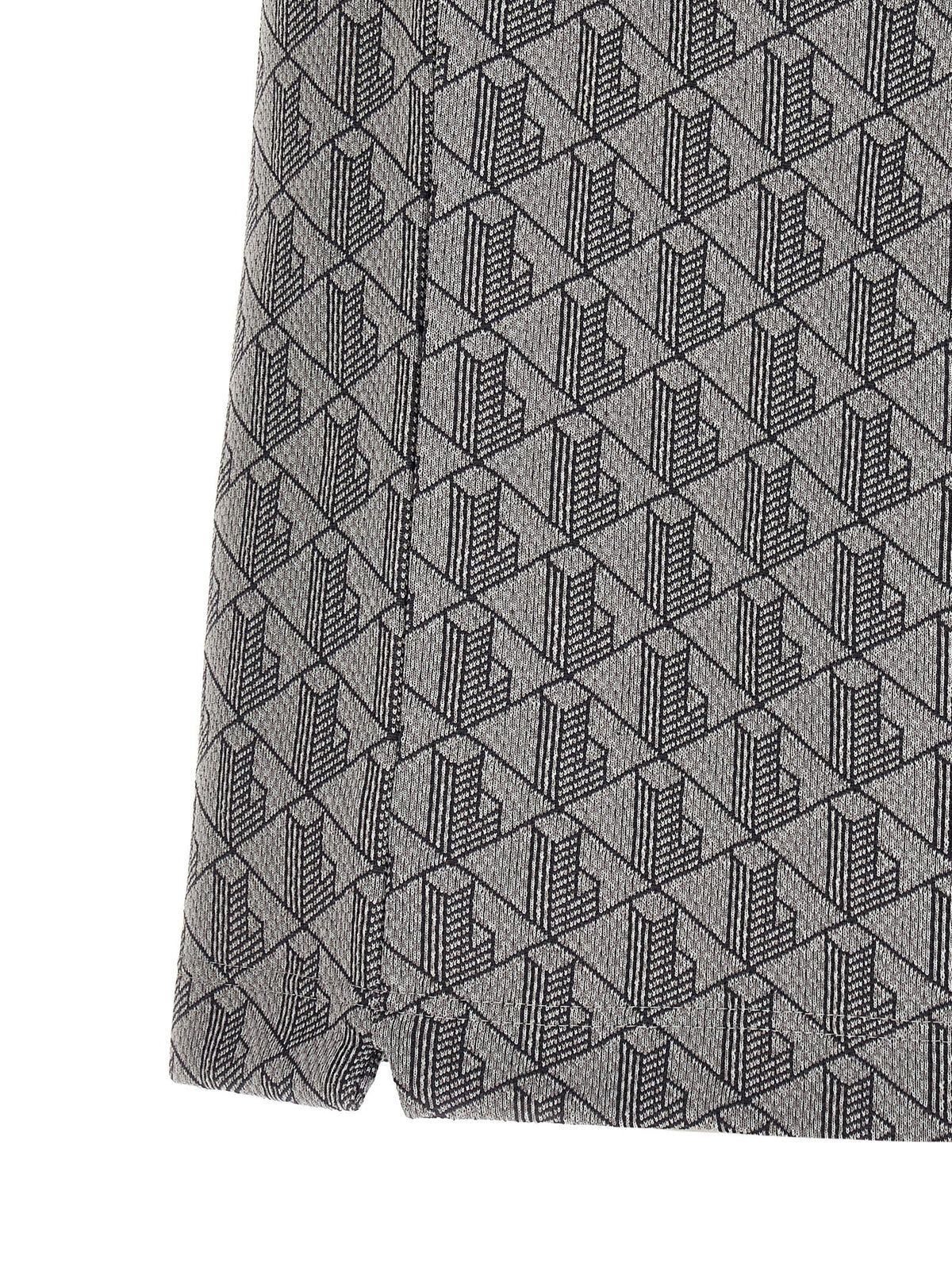 Lacoste Gray Polyester Polo Shirt