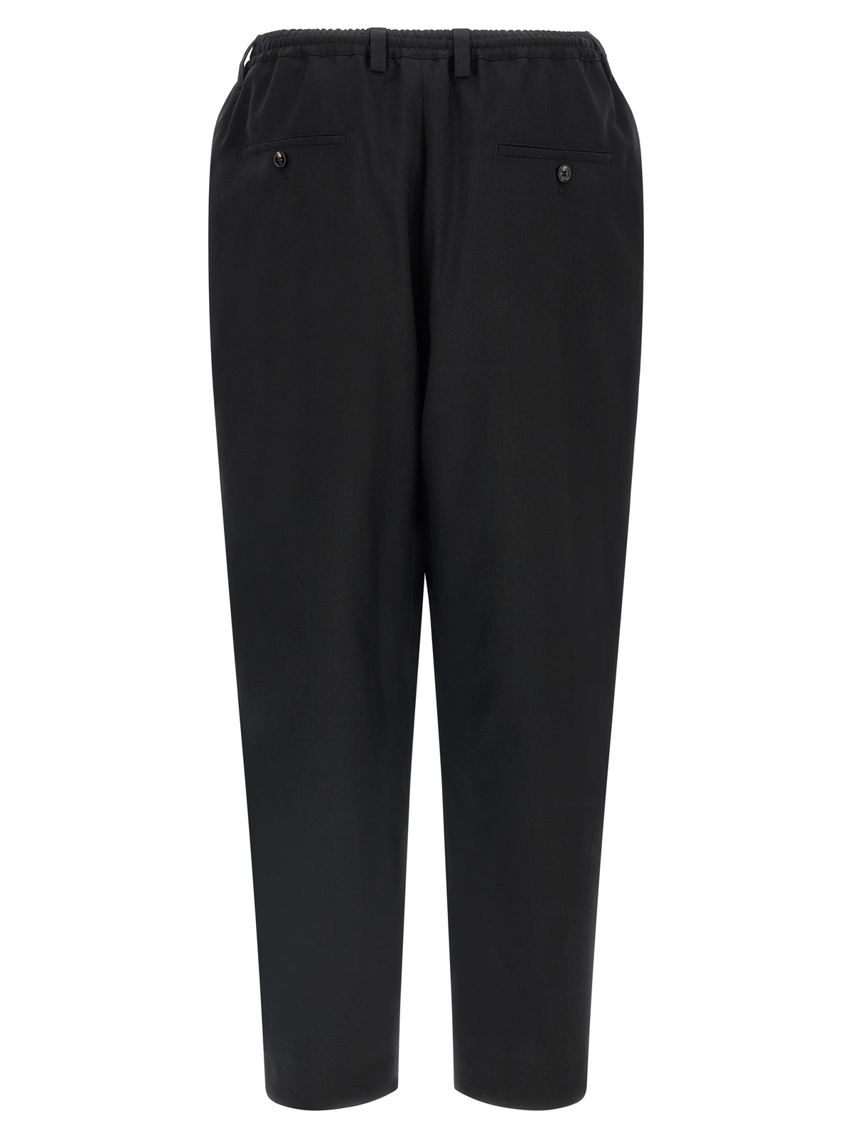 Marni Black Virgin Wool Cropped Pants